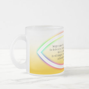 Encouragement mug with Christianity Fish Symbol