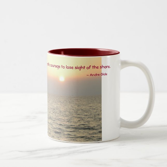 Encouragement or Congratulations Two-Tone Coffee Mug (Right)