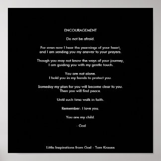 ENCOURAGEMENT POSTER