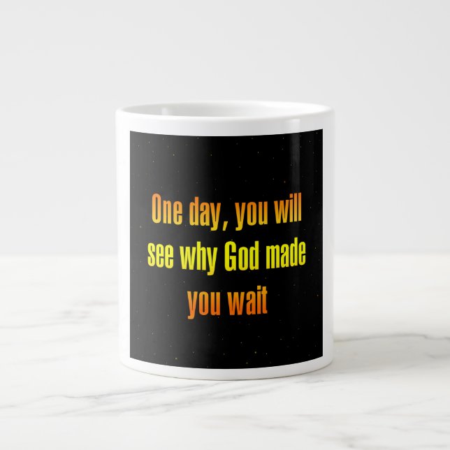 Encouragement Quote # 123 Large Coffee Mug (Front)