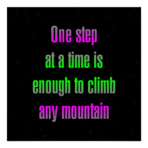 Encouragement Quote # 125 Poster