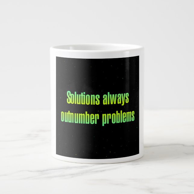 Encouragement Quote # 133 Large Coffee Mug (Front)