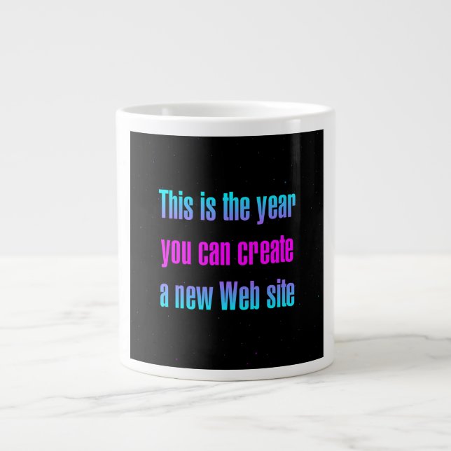Encouragement Quote # 176 Large Coffee Mug (Front)