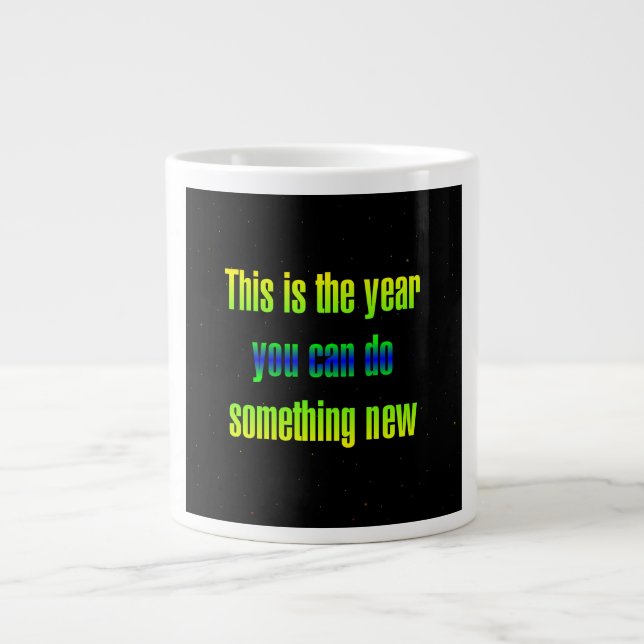 Encouragement Quote # 179 Large Coffee Mug (Front)