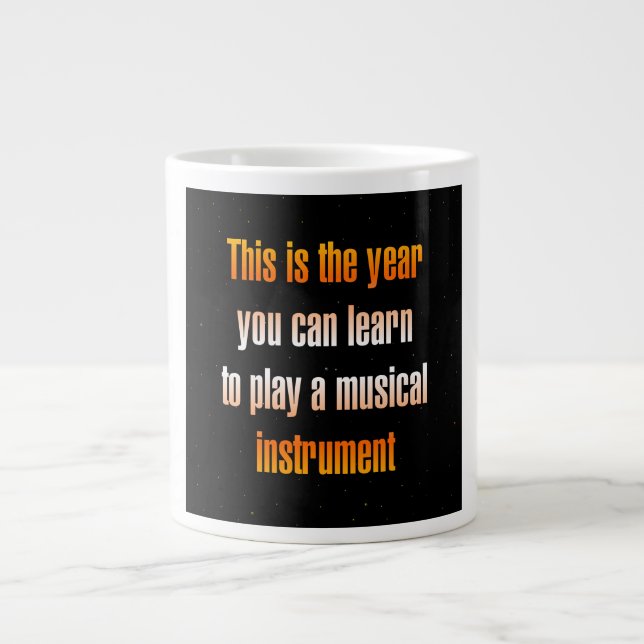 Encouragement Quote # 202 Large Coffee Mug (Front)