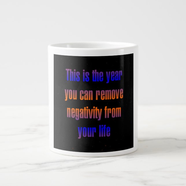 Encouragement Quote # 215 Large Coffee Mug (Front)