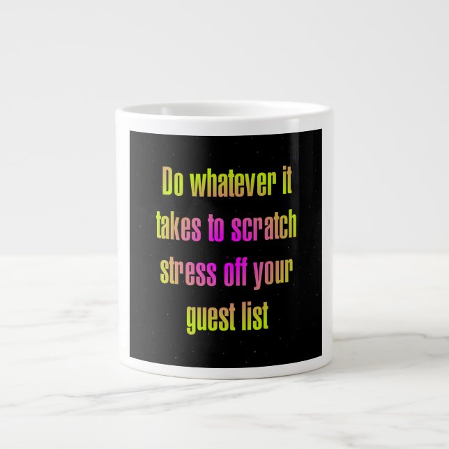 Encouragement Quote # 21 Large Coffee Mug (Front)