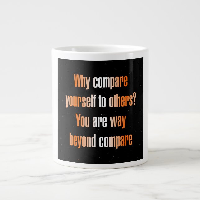 Encouragement Quote # 258 Large Coffee Mug (Front)