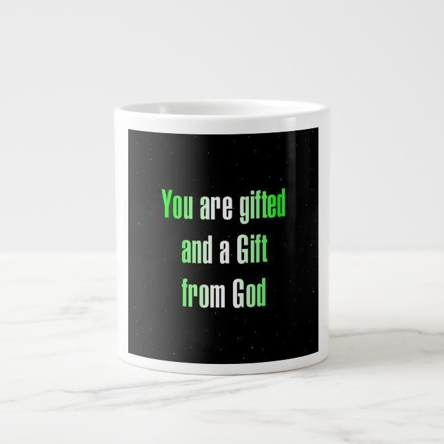 Encouragement Quote # 264 Large Coffee Mug (Front)