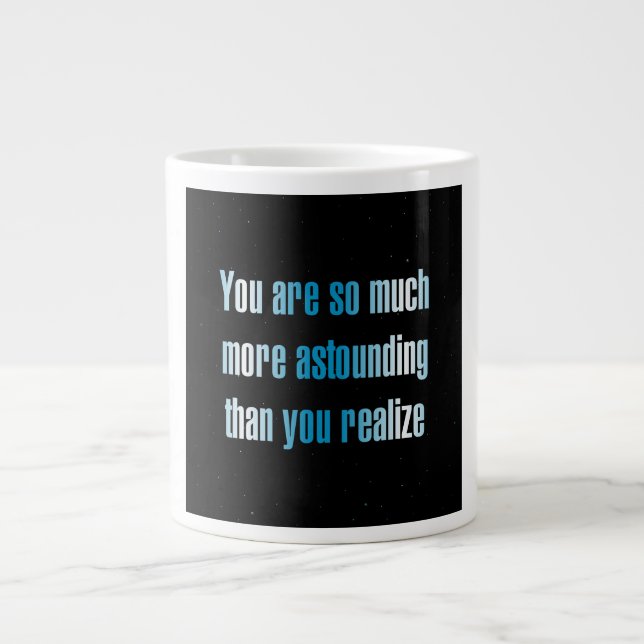 Encouragement Quote # 274 Large Coffee Mug (Front)