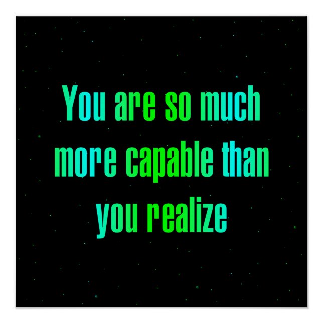 Encouragement Quote # 279 Poster (Front)