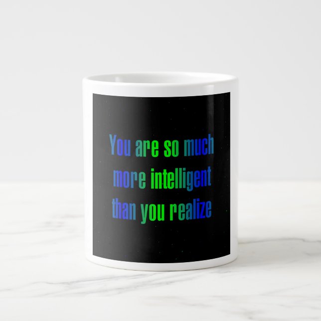 Encouragement Quote # 293 Large Coffee Mug (Front)