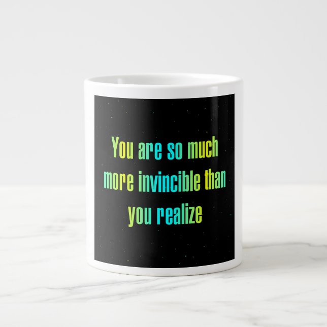 Encouragement Quote # 294 Large Coffee Mug (Front)