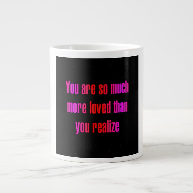 Encouragement Quote # 297 Large Coffee Mug (Front)