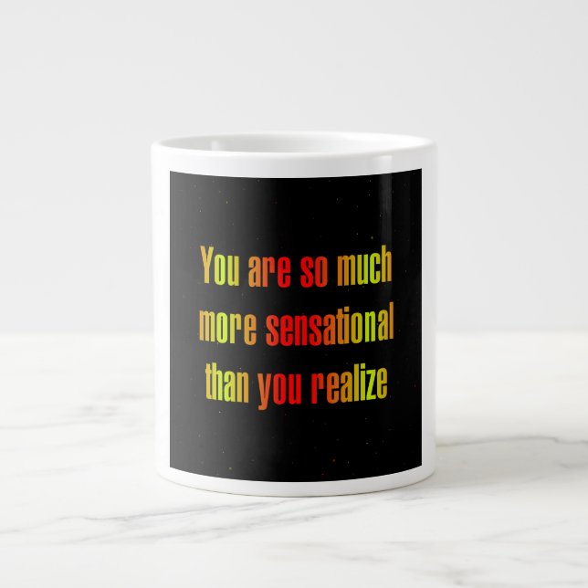 Encouragement Quote # 307 Large Coffee Mug (Front)