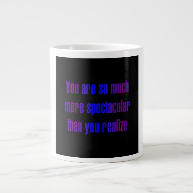 Encouragement Quote # 309 Large Coffee Mug (Front)