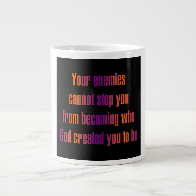 Encouragement Quote # 364 Large Coffee Mug (Front)