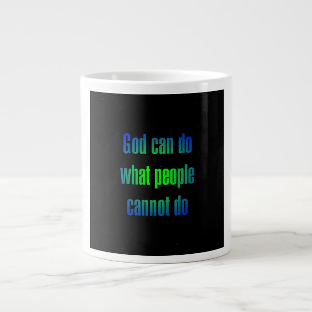Encouragement Quote # 39 Large Coffee Mug (Front)
