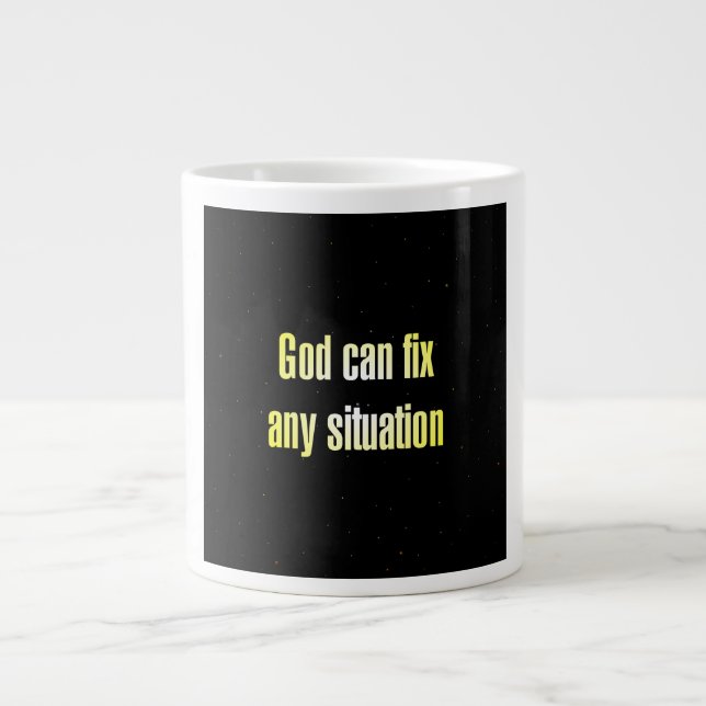 Encouragement Quote # 40 Large Coffee Mug (Front)