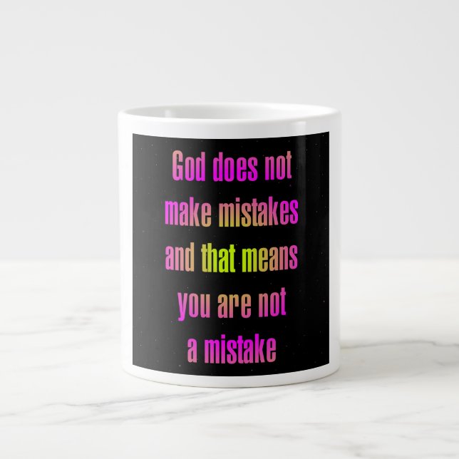 Encouragement Quote # 44 Large Coffee Mug (Front)