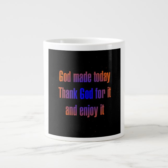 Encouragement Quote # 67 Large Coffee Mug (Front)