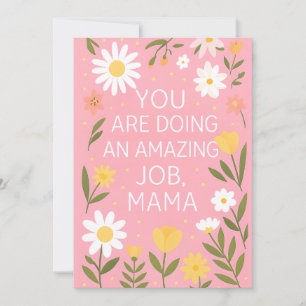 Encouragement Support Card - Postpartum New Mom