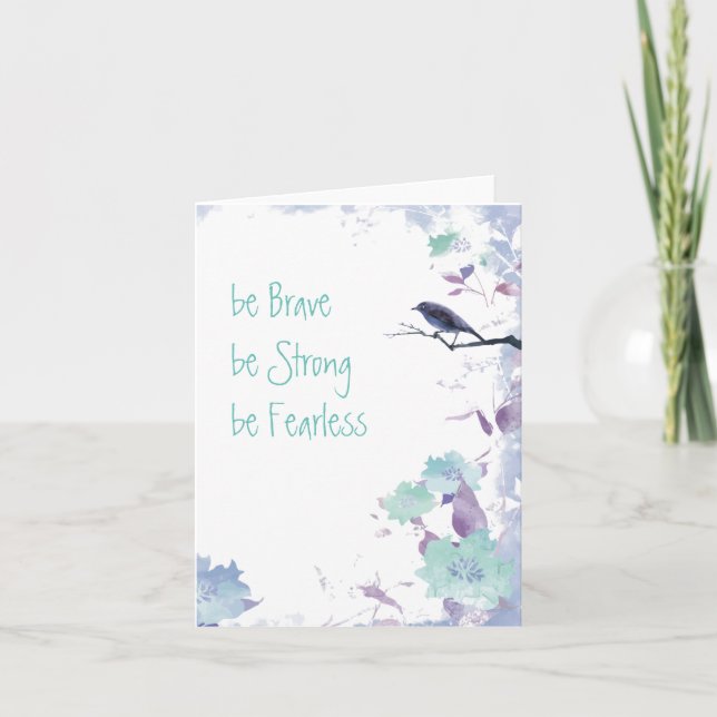 Encouragement Watercolor Card (Front)