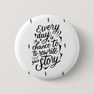 Encouraging Believe in Yourself Message Design 6 Cm Round Badge