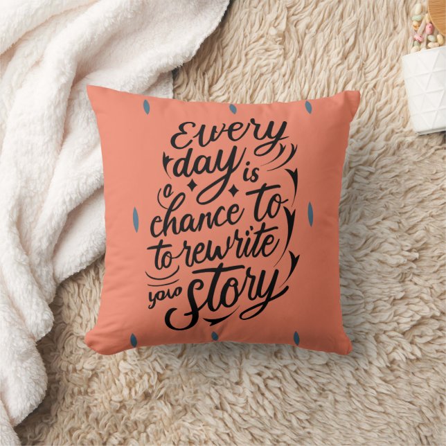Encouraging Believe in Yourself Message Design Cushion (Blanket)