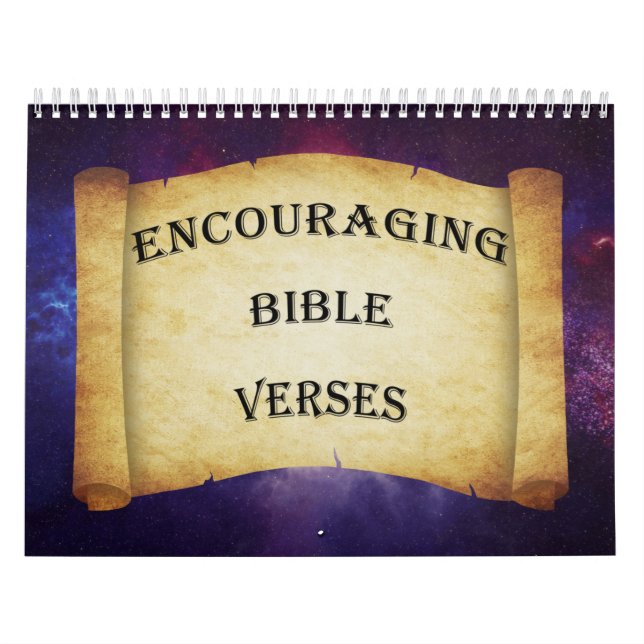 Encouraging Bible Verses - Medium Calendar (Cover)