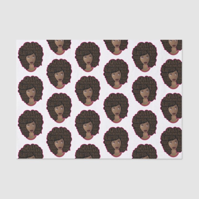 Encouraging Black Women, Natural Hair Tissue Paper (Front)