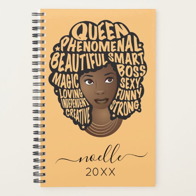 Encouraging Black Women, Yellow Planner (Front)