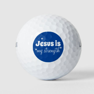 Encouraging Christian Saying Golf Balls
