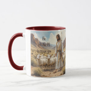 Encouraging Christian Verse Shepherd & Sheep  Mug