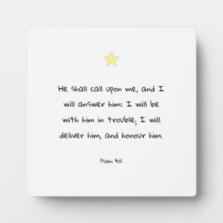 Encouraging Comforting Bible Quote Blessing Faith Plaque