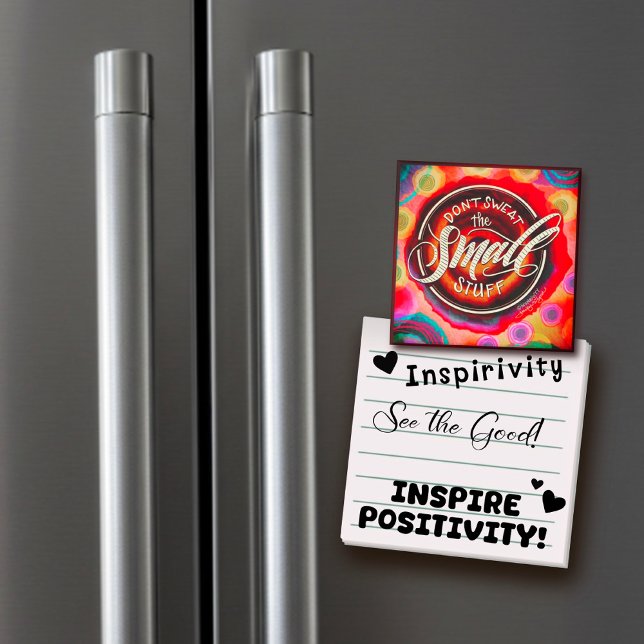 Encouraging Don’t Sweat It Inspirivity Colourful Magnet (Creator Uploaded)