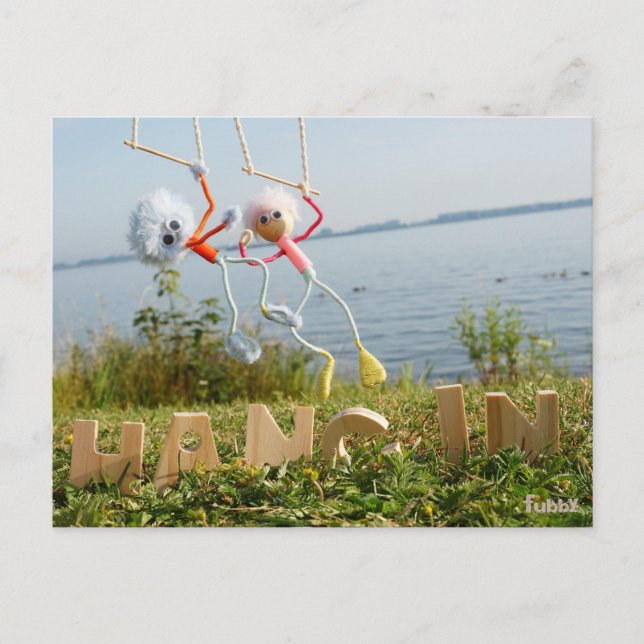 Encouraging fubby vibe. postcard (Front)