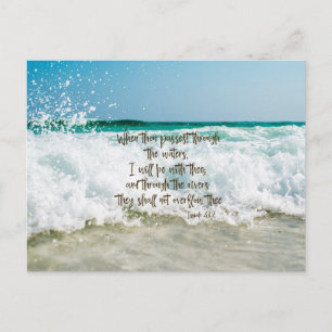 Encouraging Isaiah Bible Verse Postcard