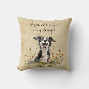Encouraging Joy of the Lord is my Strength Cushion