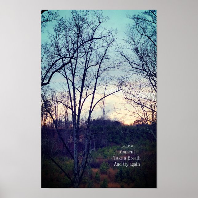 Encouraging, Motivational Poster (Front)