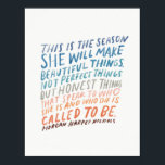Encouraging quote for artists poster<br><div class="desc">words and illustration by Morgan Harper Nichols</div>