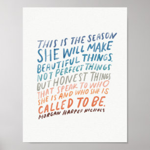 Encouraging quote for artists poster