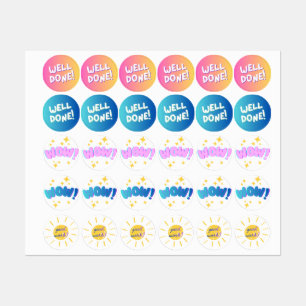 Encouraging Reward Stickers for Kids