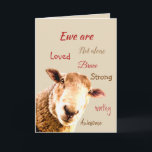 Encouraging Supportive Funny Get Well Soon Thank You Card<br><div class="desc">If you have someone you need to let know how much you are praying for their health with this uplifting,  encouraging Get Well Soon card.  for those who are suffering with illness,  cancer or cancer treatments like chemo.</div>