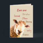 Encouraging Supportive Funny Get Well Soon Thank You Card<br><div class="desc">If you have someone you need to let know how much you are praying for their health with this uplifting,  encouraging Get Well Soon card.  for those who are suffering with illness,  cancer or cancer treatments like chemo.</div>