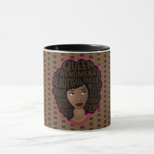 Encouraging Women Polka Dot Brown Mug