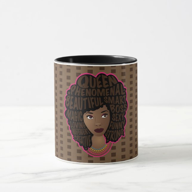 Encouraging Women | Polka Dot | Brown Mug (Center)