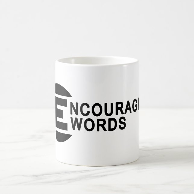 Encouraging Words Coffee Mug (Center)