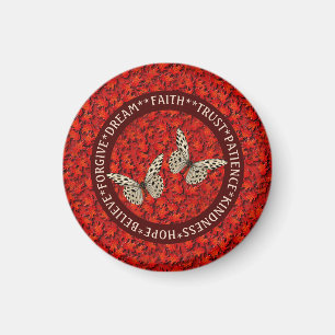 Encouraging Words Fall Leaves Inspirational       Magnet