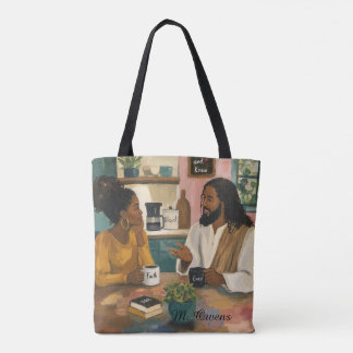 Encouraging Words From Jesus Christ Tote Bag